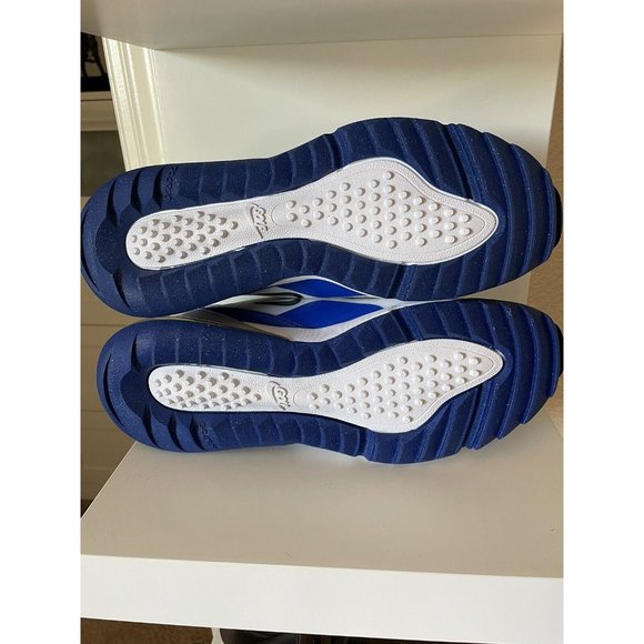 Men's Nike Air Max 270 Golf Shoes White Blue Comfort CK6483-106 - Picture 6 of 6